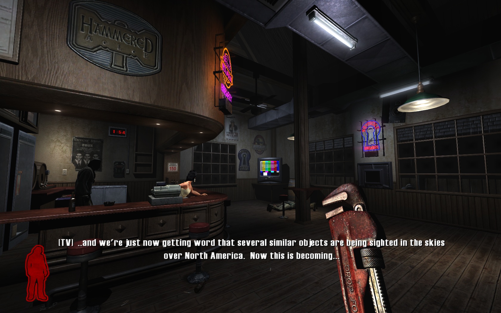 First encounter in the bar